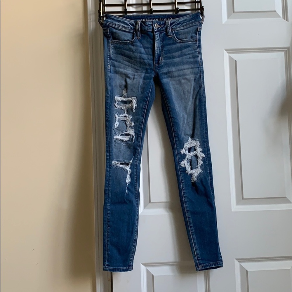 American eagle next level stretch jeans!